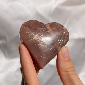Piedra Luna Melocotón Corazón