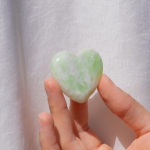 Corazón Jade Verde