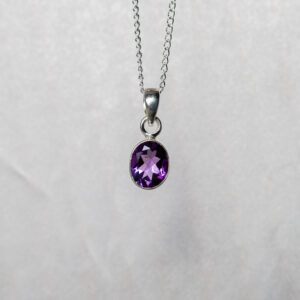 Colgante Amatista y Plata